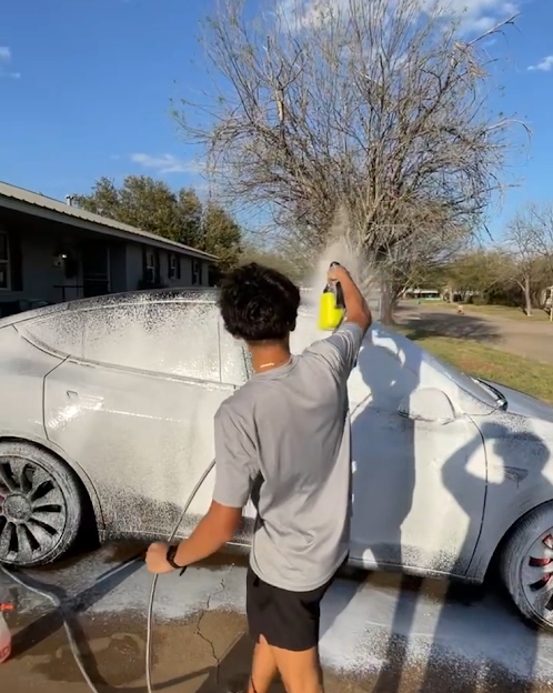Foam Wash detailing transformation
